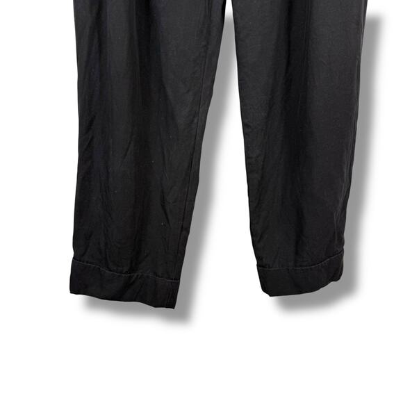 EVERLANE Pants Womens 8 Black The Tencel Way-High Taper Business Career - Picture 5 of 12